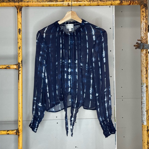 Anthropologie Cloth & Stone Tie Dye Blouse - Picture 2 of 10